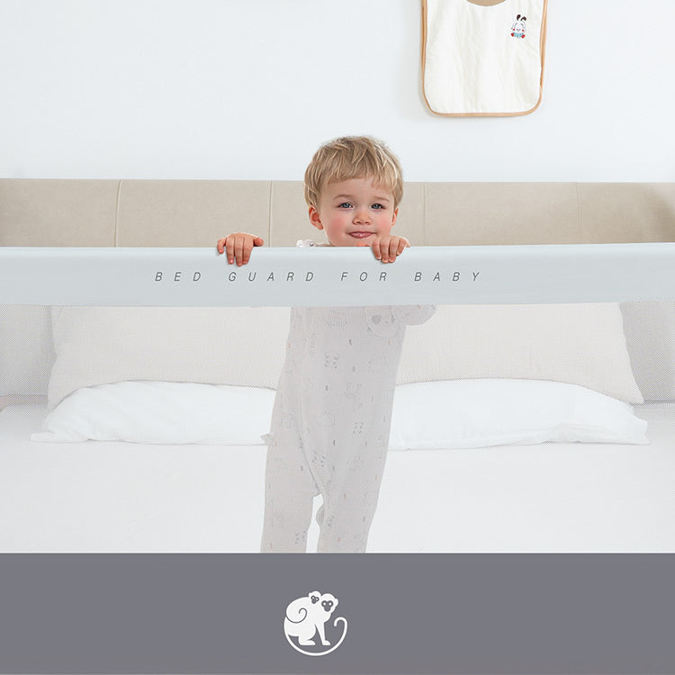 Zábrana na postel Monkey Mum® Popular - světle šedá