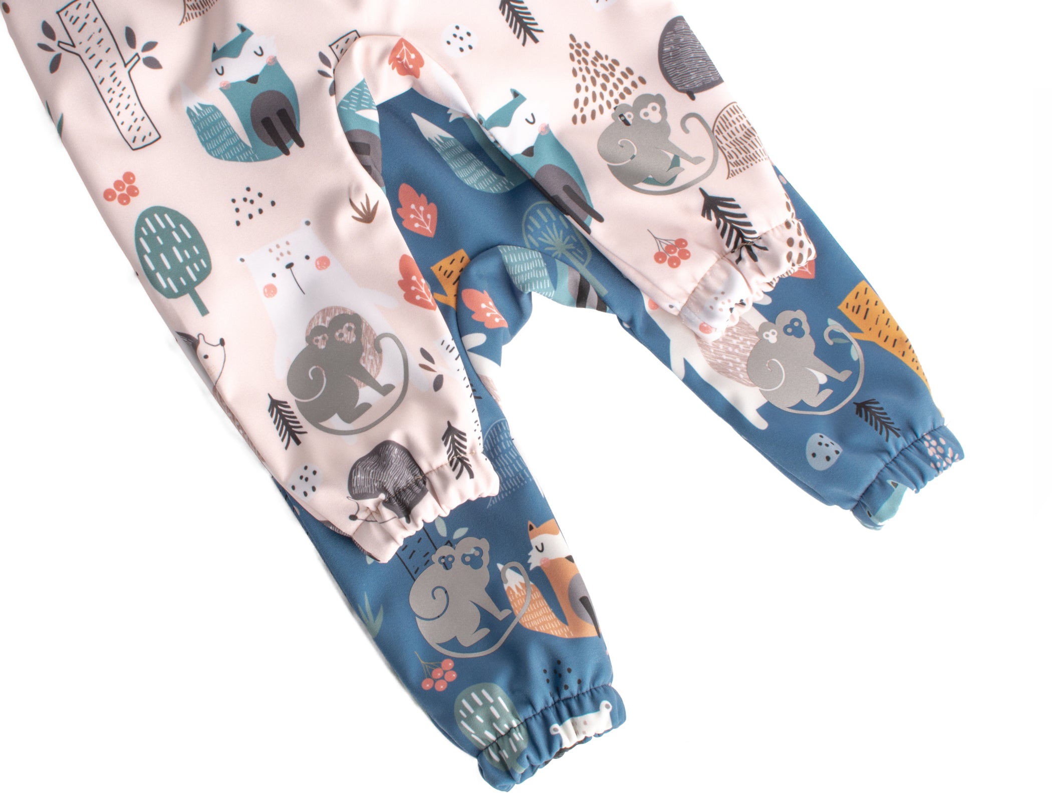 Kinder-Softshellhose mit Membran Monkey Mum® - Nachttierchen