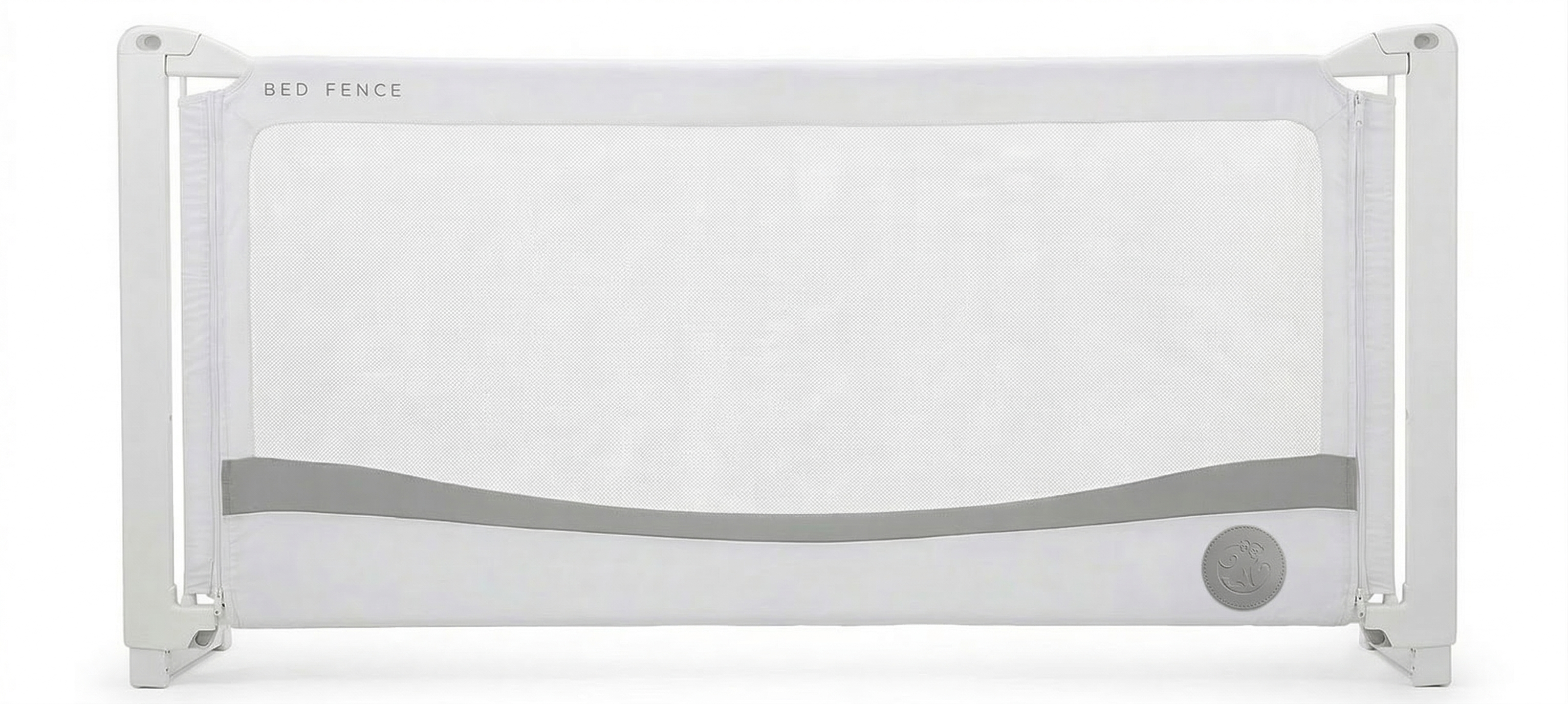 Monkey Mum® Premium Bed Rail - Light Gray - Unboxed