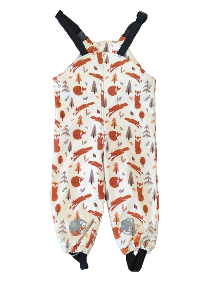 Monkey Mum® Softshell-Latzhose mit Membran - Fuchsspiele