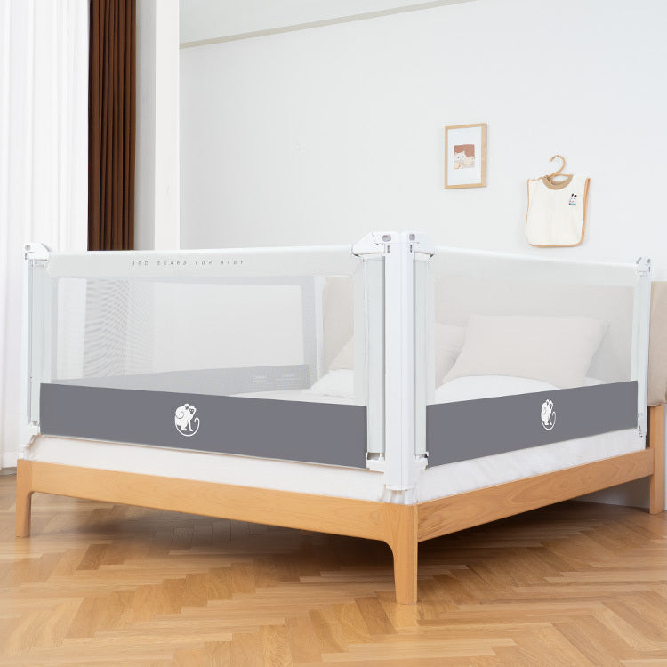 Bettbarriere Monkey Mum® Popular - hellgrau - ausgepackt