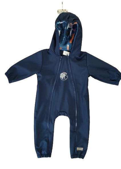 Monkey Mum® Mono de softshell con membrana – Cielo nocturno con animalitos - talla 62/68, 74/80