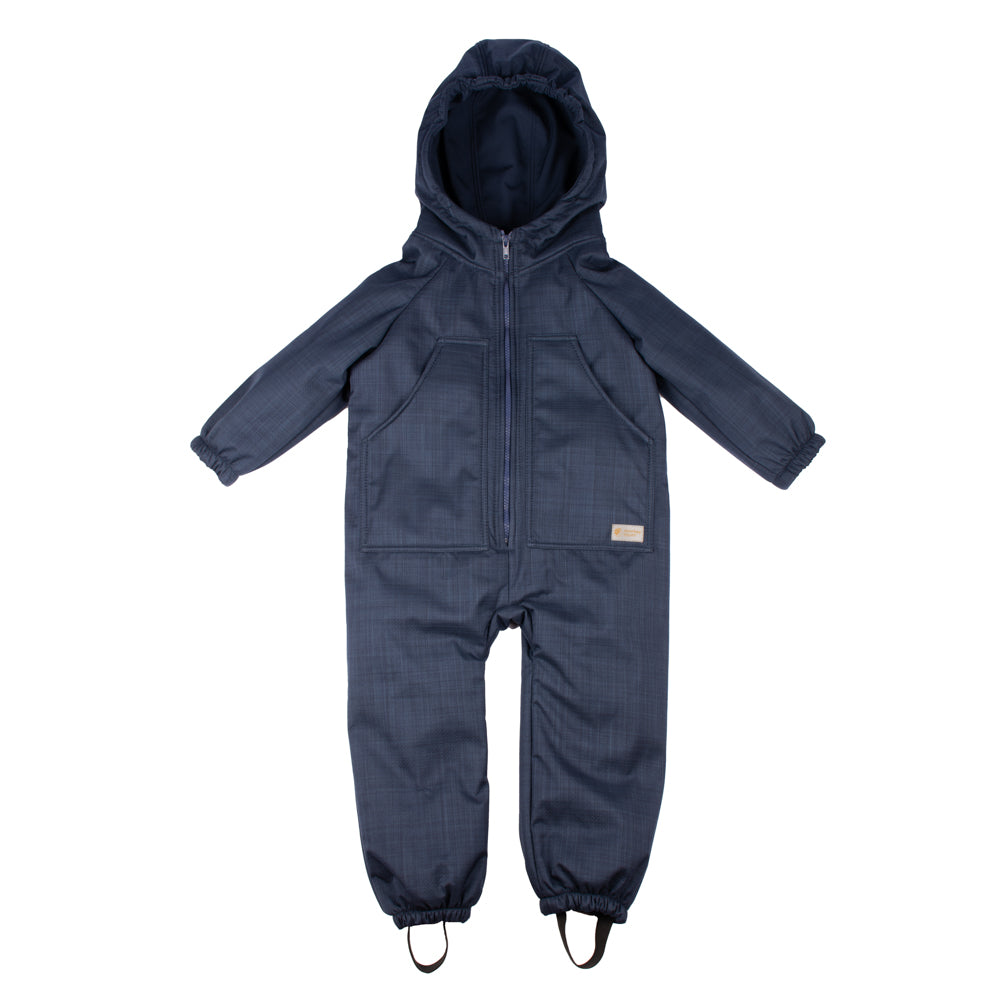 Monkey Mum® Barns vinter-softshelloverall med teddyfoder - Sagolika kvällsberättelsen - stl. 98/104, 110/116