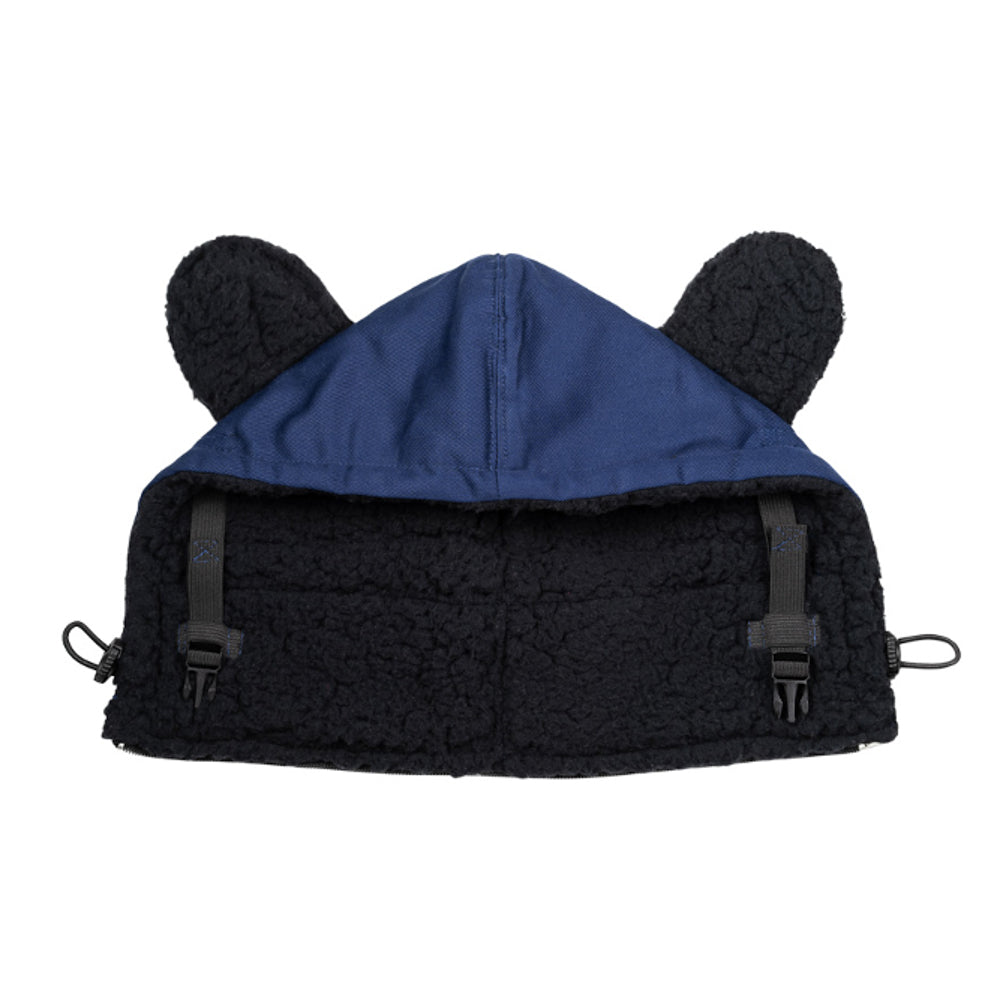 Monkey Mum® Capuche chaude pour porte-bébé Carrie - Bleu marine