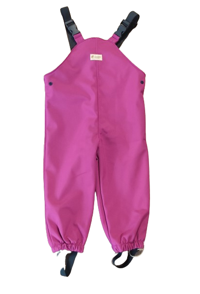 Monkey Mum® Softshell-Latzhose mit Membran - Saftige Himbeere