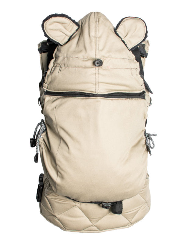 Monkey Mum® Capuche chaude pour porte-bébé Carrie - Sable du désert