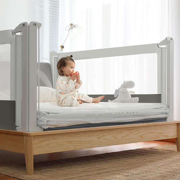 Zábrana na postel Monkey Mum® Popular - světle šedá