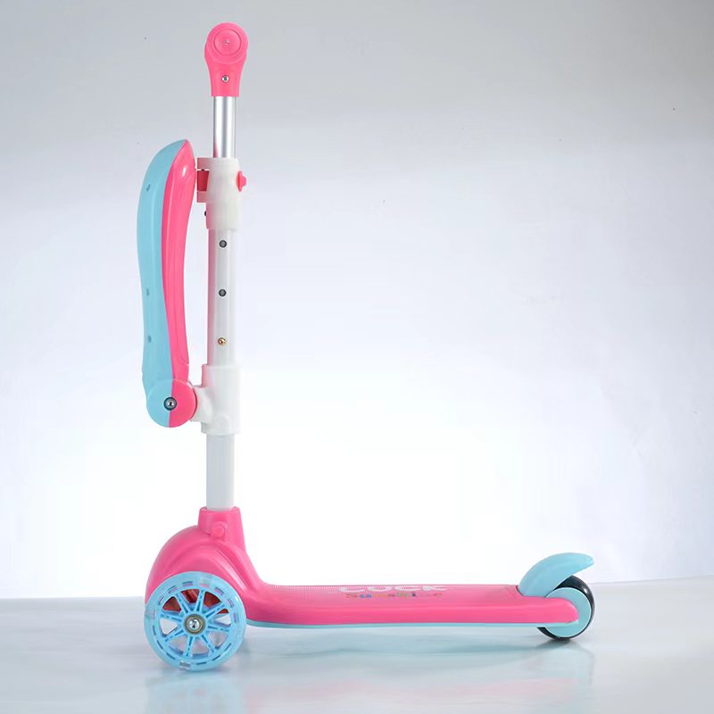 Kinderroller mit Sitz - 3in1 - Gelb - AUSSTELLUNGSSTÜCK