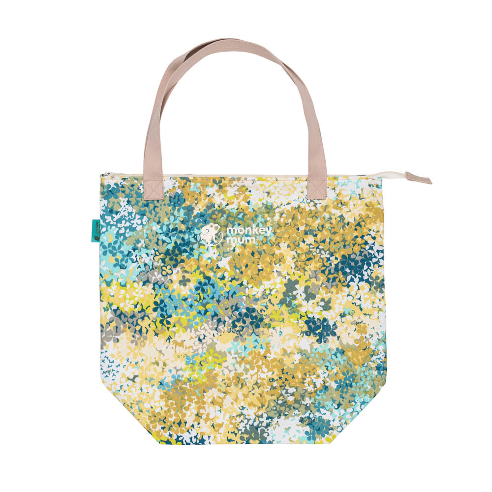Monkey Mum® Kleine Stofftasche für Zubehör Carrie - Blühende Wiese