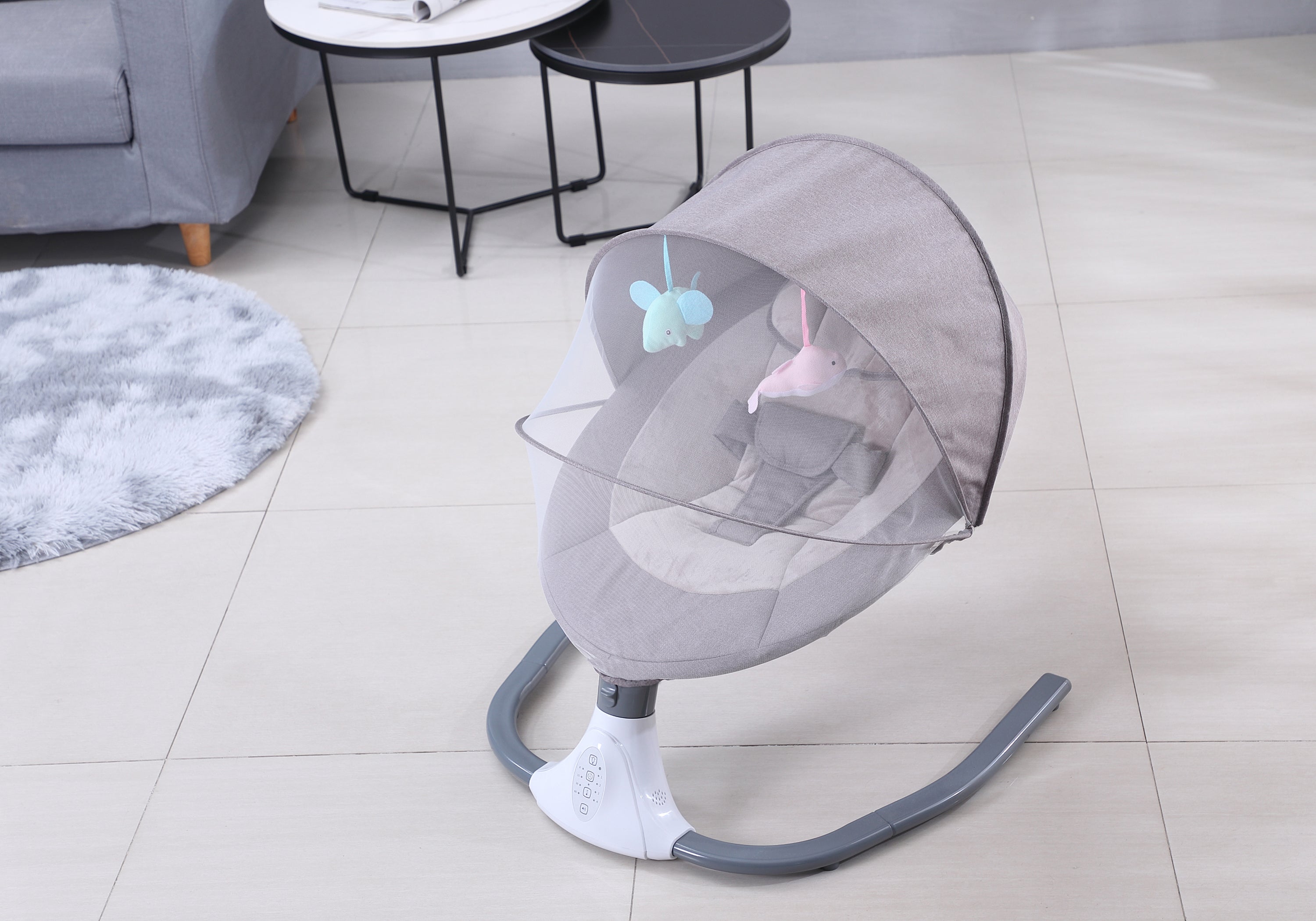Columpio infantil eléctrico horizontal