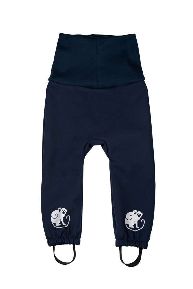 Mitwachsende Kinder-Softshellhose mit Membran Monkey Mum® - Nachthimmel