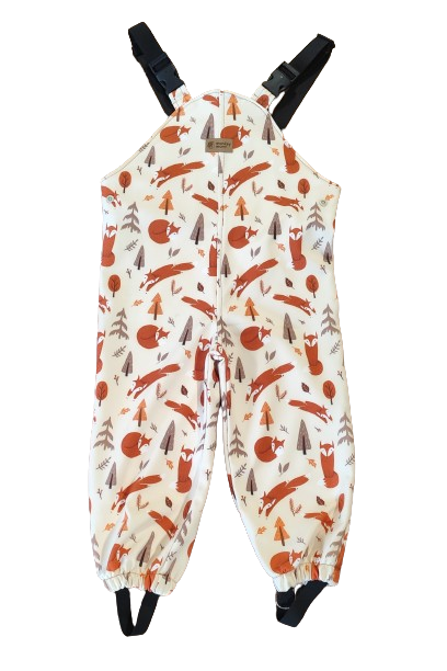 Monkey Mum® Softshell-Latzhose mit Membran - Fuchsspiele