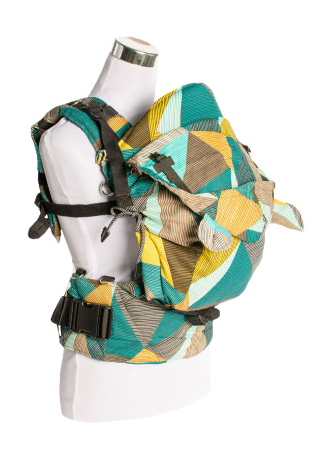 Monkey Mum® Lightweight hood for Carrie carrier - Charming Geometry