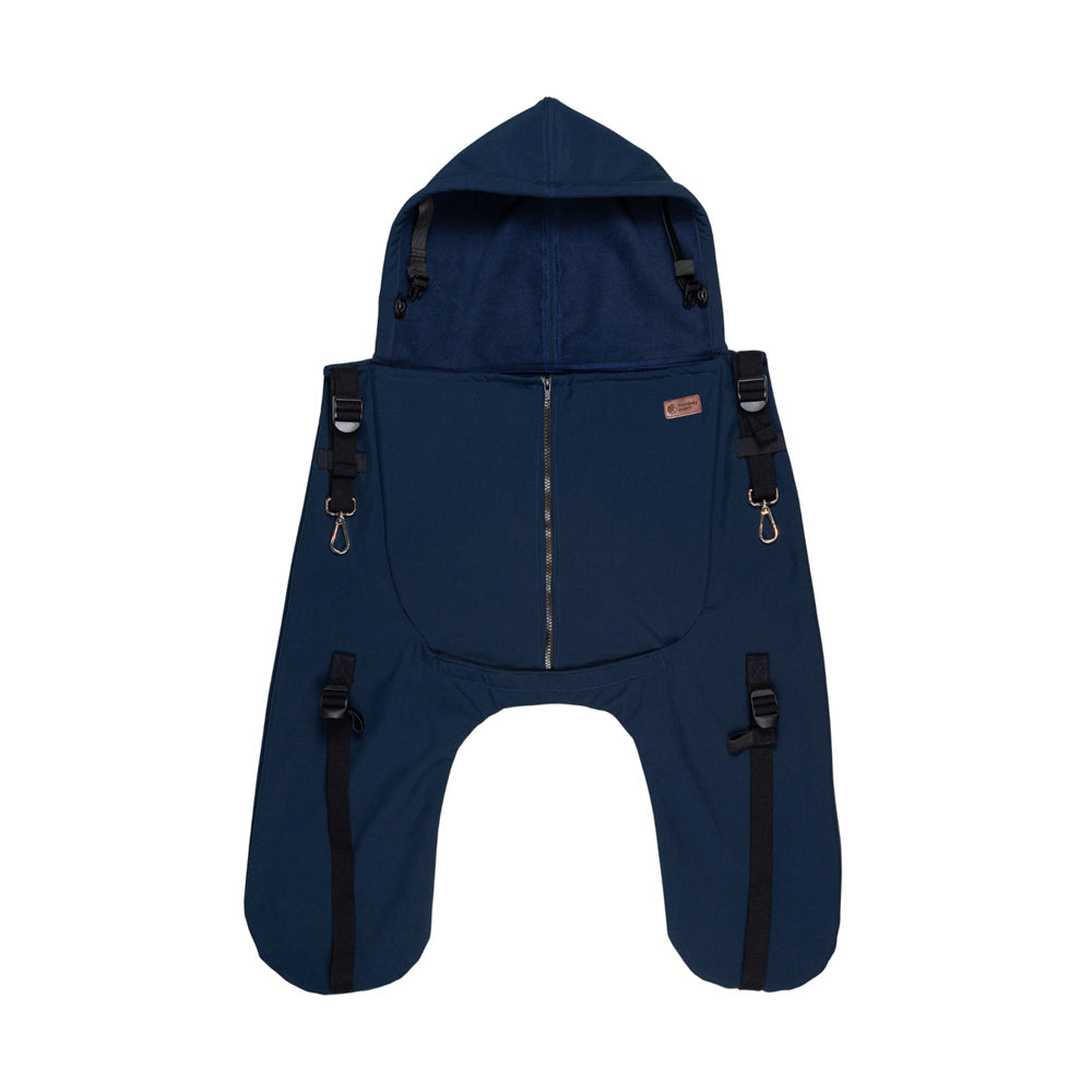 Monkey Mum® Wärmende Softshell-Tasche für die Trage oder den Kinderwagen Carrie - Nilpferdbaby