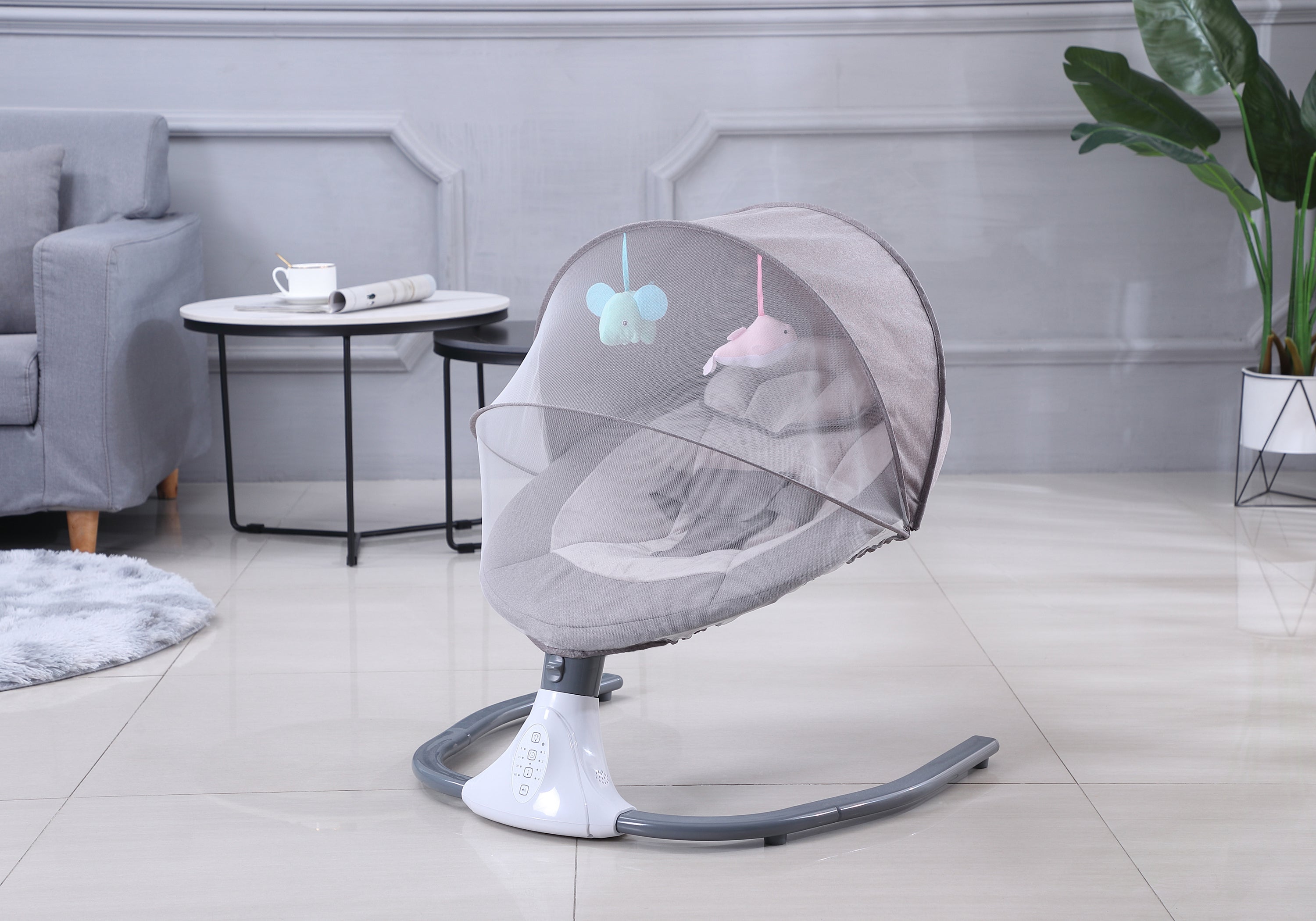 Columpio infantil eléctrico horizontal