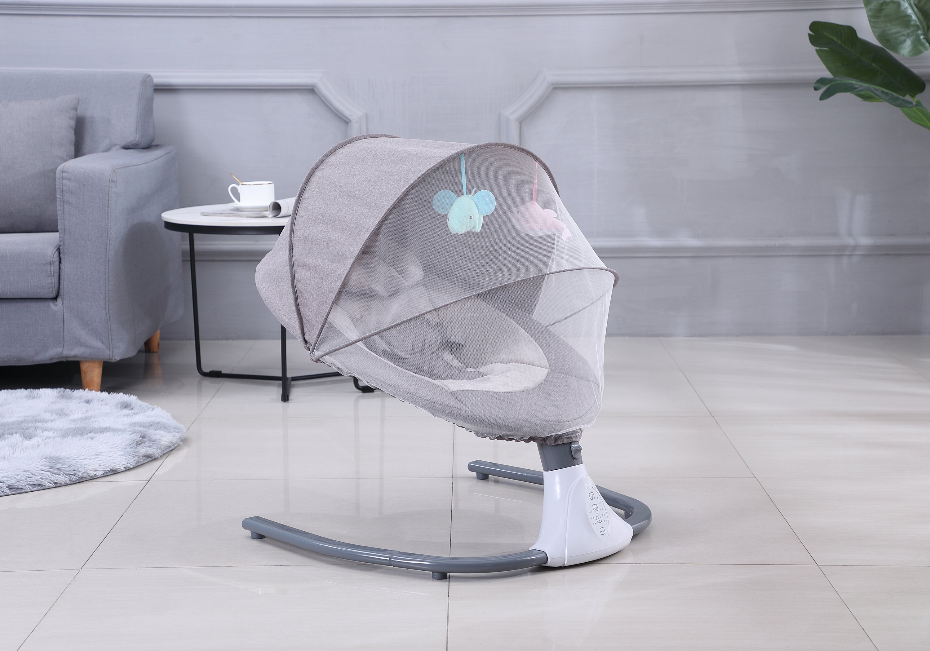 Columpio infantil eléctrico horizontal