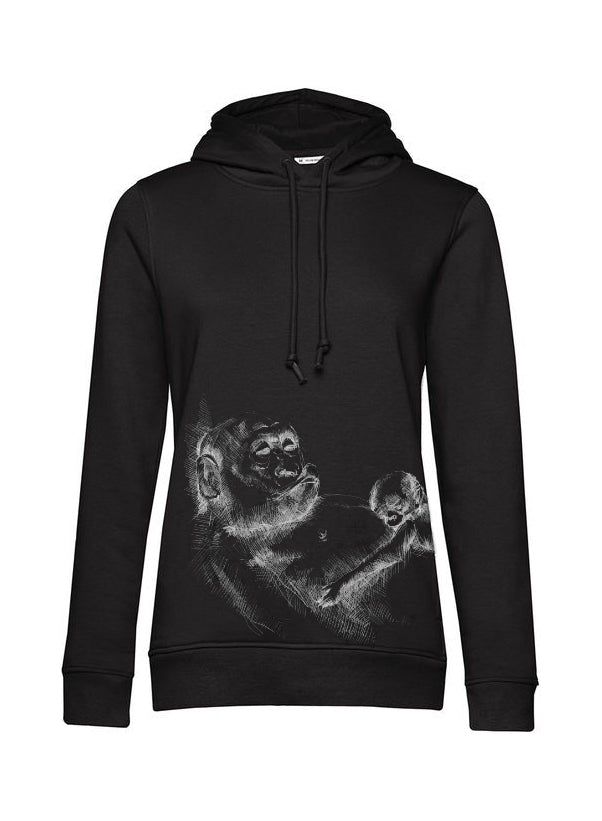 Monkey Mum® Nursing Sweatshirt Monkey Mum® Black - Monkey