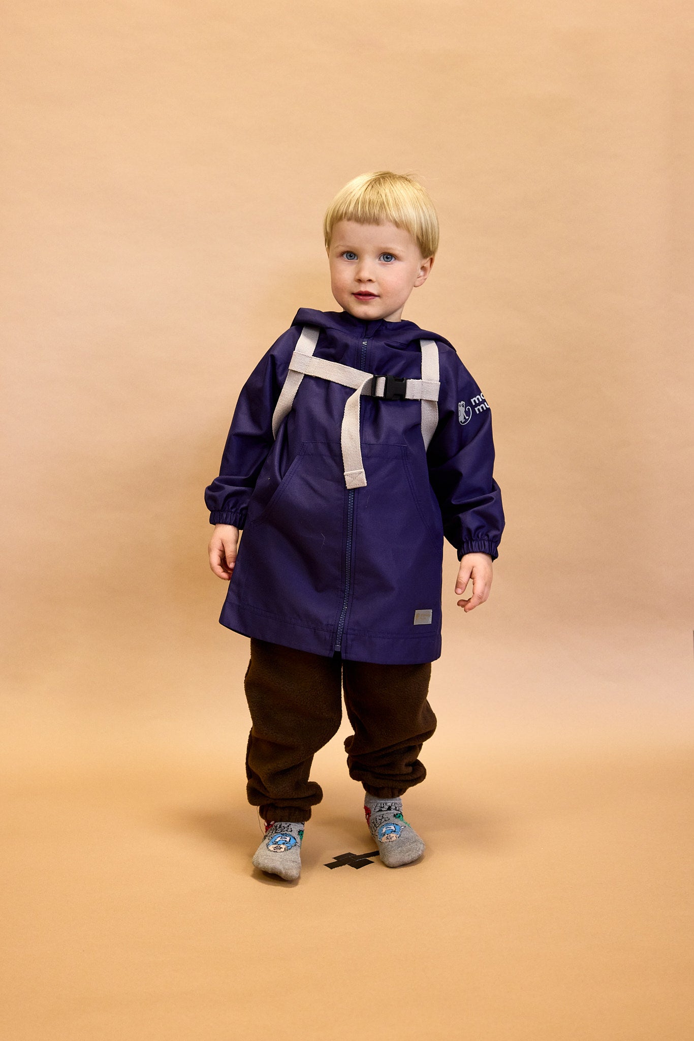 Monkey Mum® Veste coupe-vent avec manches raglan - Bordeaux