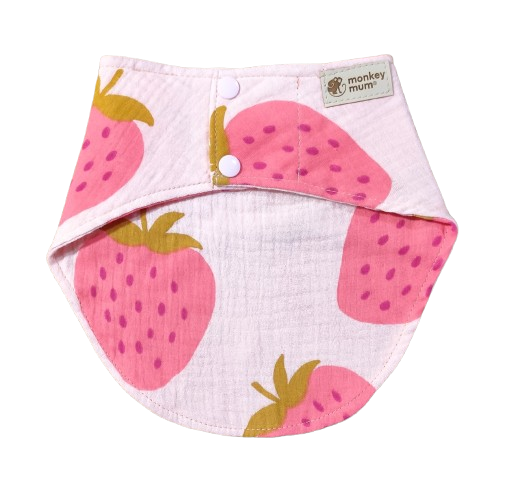 Muslinasta slinčica Monkey Mum® - Jagoda