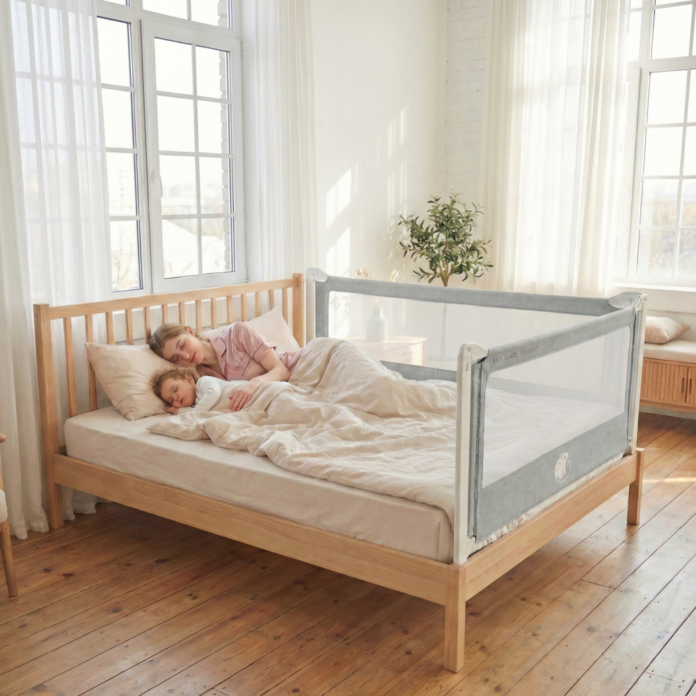 Sängskydd Monkey Mum® Popular - mörkgrå - design