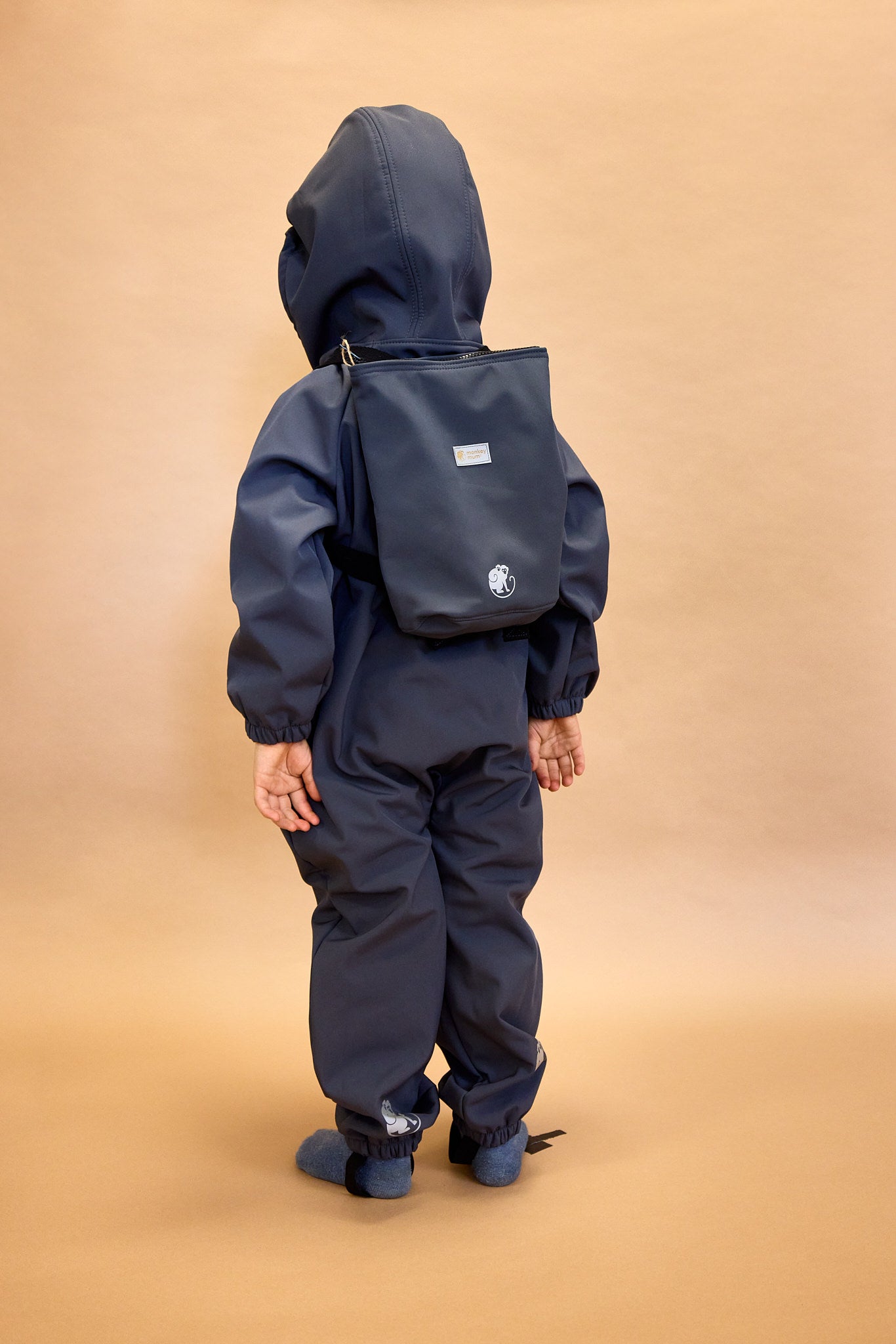Dětský softshellový batůžek Monkey Mum® - Kočičky - Růžový