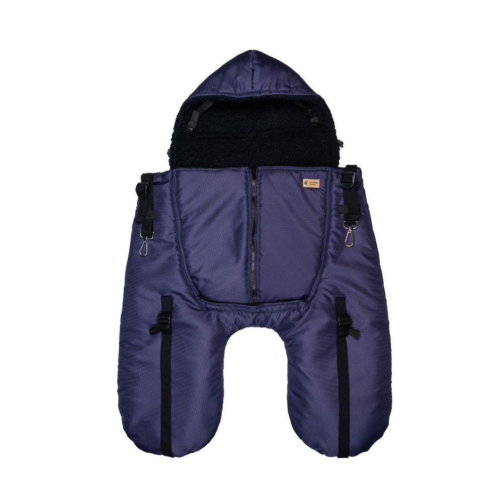 Monkey Mum® Insulated pocket in nylon fabric with sherpa lining for the Carrie carrier or stroller - Little Bug