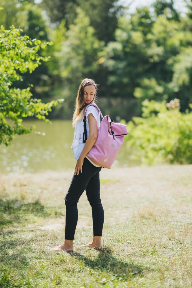 Monkey Mum® Integrated softshell backpack for Carrie carrier - Cotton Candy