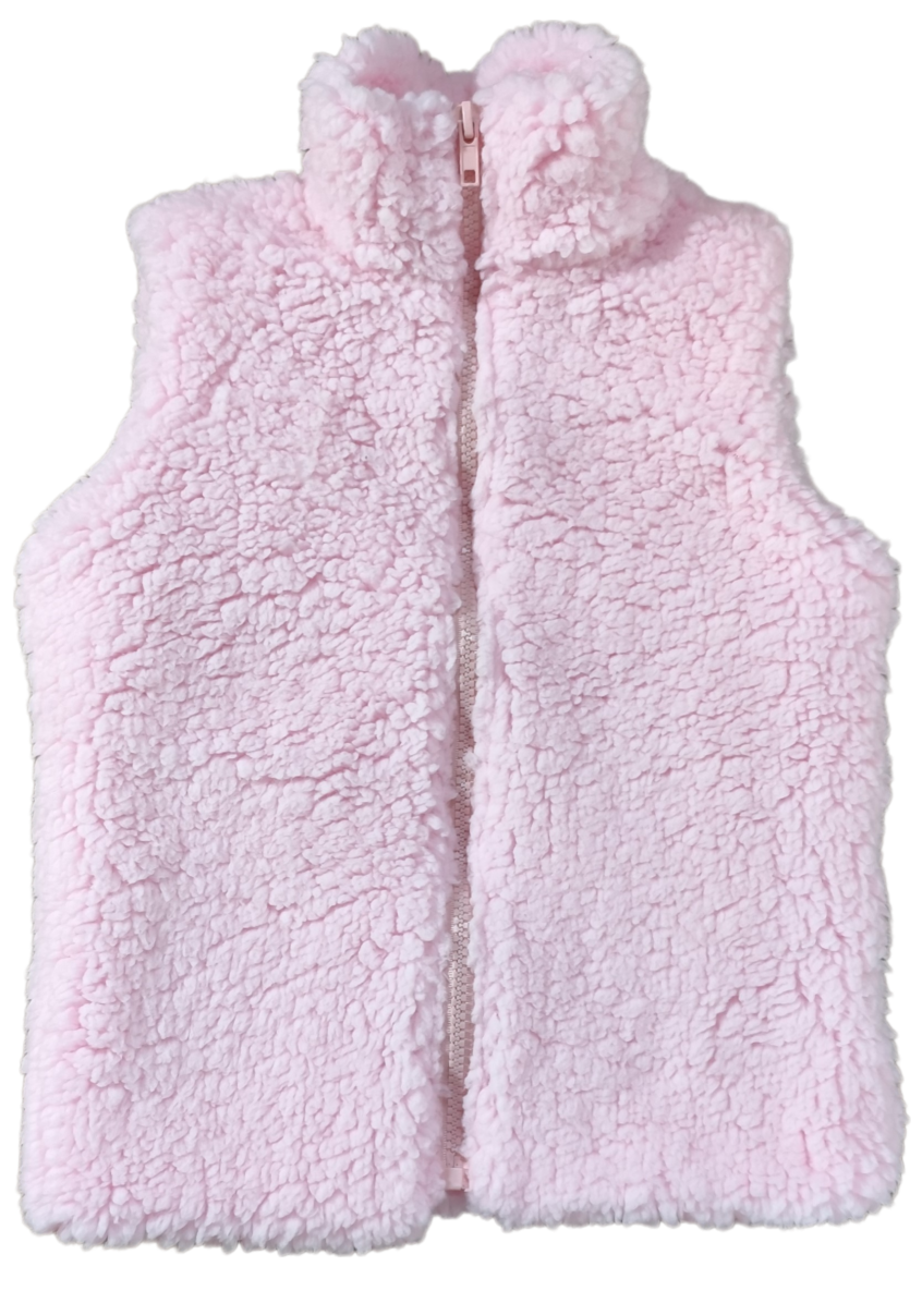 Beránková vesta Monkey Mum® - Růžová