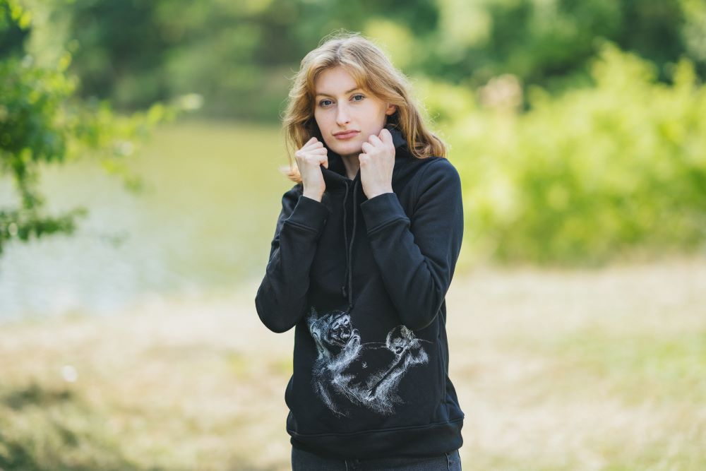 Monkey Mum® Nursing Sweatshirt Monkey Mum® Black - Monkey
