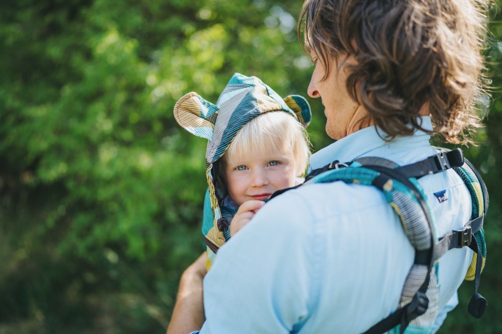 Monkey Mum® Ergonomisk växande bärsele Carrie - Charmig geometri