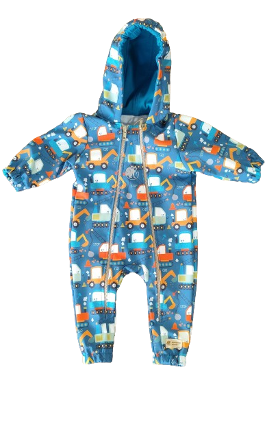 Monkey Mum® Mono de softshell con membrana – Obra divertida - talla 62/68, 74/80