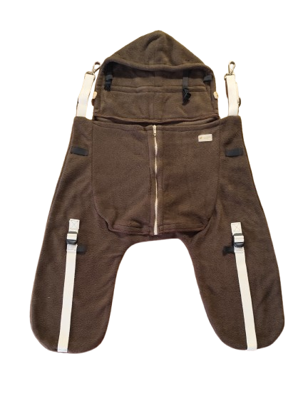 Monkey Mum® Wärmende Fleece-Tasche für die Trage oder den Kinderwagen Carrie - Igelchen