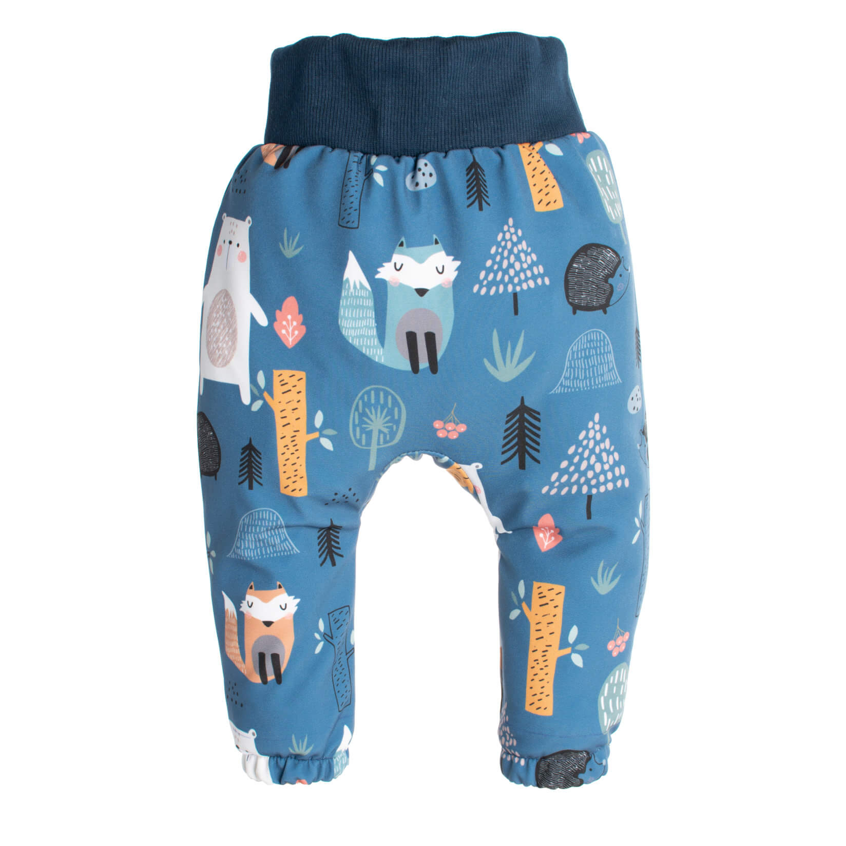 Pantaloni softshell per bambini con membrana Monkey Mum® - Animaletti notturni