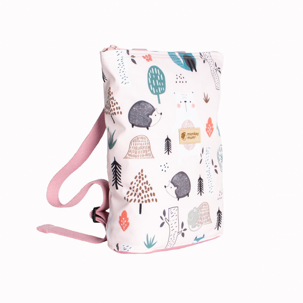 Zainetto softshell per bambini Monkey Mum® - Animaletti del giorno, 2ª scelta - Piccolo (0-3 anni), Grande (3-6 anni)