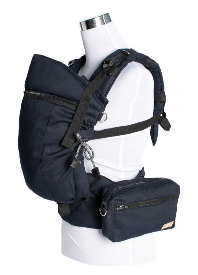 Monkey Mum® Multifunctional belt bag for Carrie carrier - Silver Night