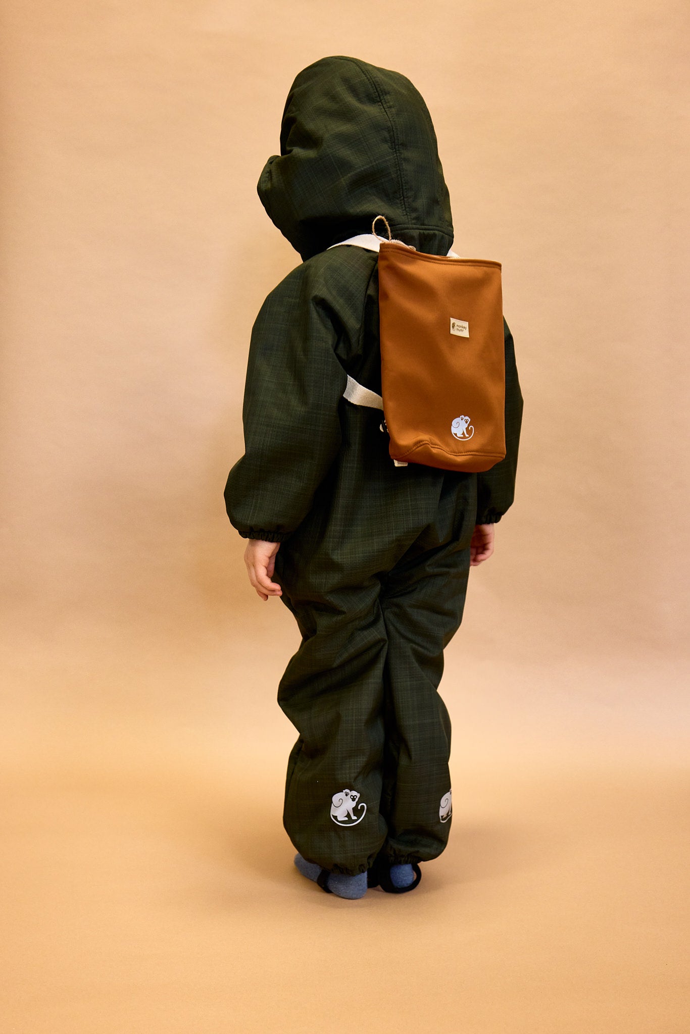Children's softshell backpack Monkey Mum® - Cotton Candy
