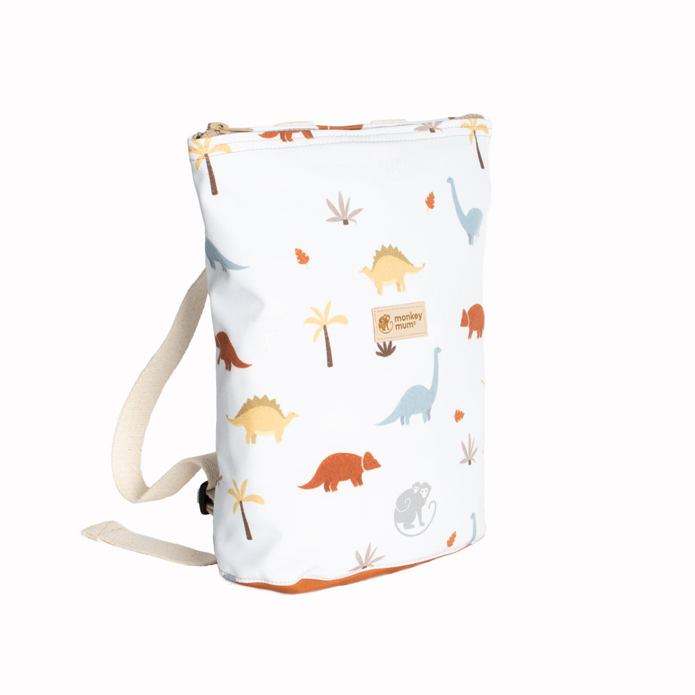 Zainetto softshell per bambini Monkey Mum® - Storia di dinosauri