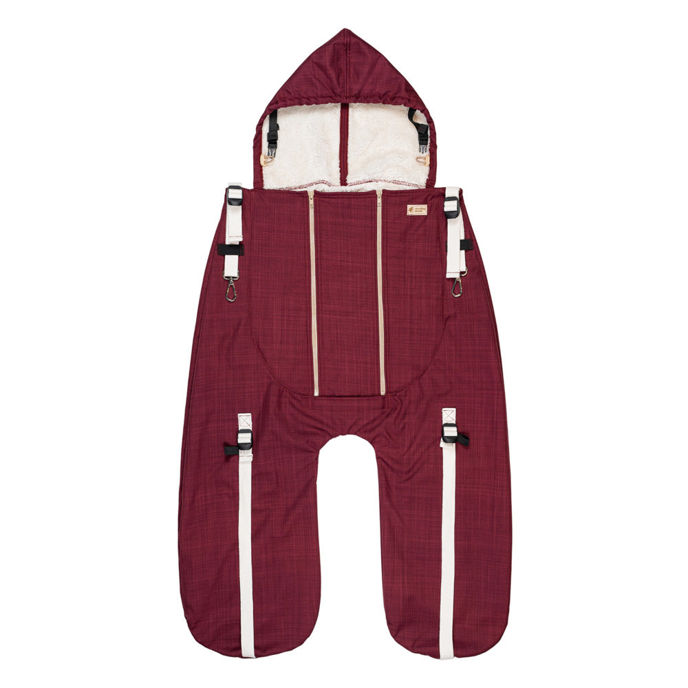 Monkey Mum® Insulated softshell pocket with sherpa lining for the Carrie carrier or stroller - Kitty