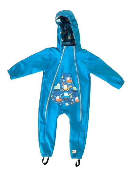 Monkey Mum® Mono softshell con membrana – Obra divertida - talla 86/92