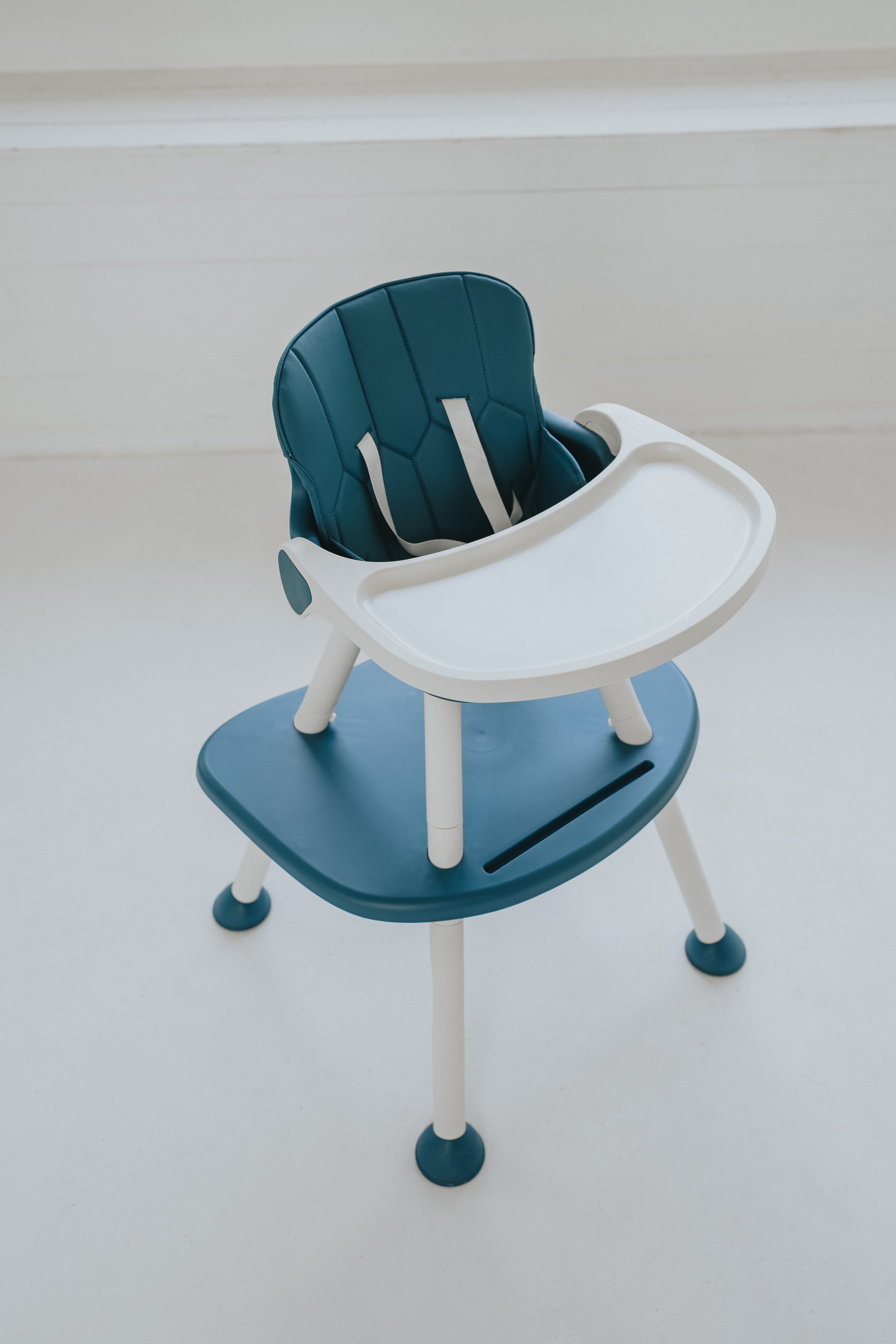 Trona infantil 2 en 1 Grow - Azul - abierta