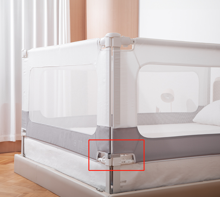 Bettbarriere und Laufgitter Monkey Mum® 2in1 Smart - ausgepackt