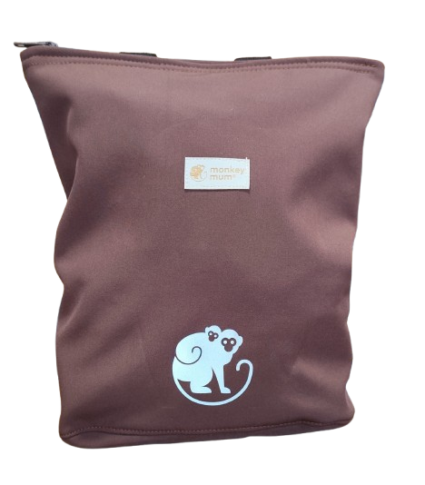 Dětský softshellový batůžek Monkey Mum®  - Hnědý