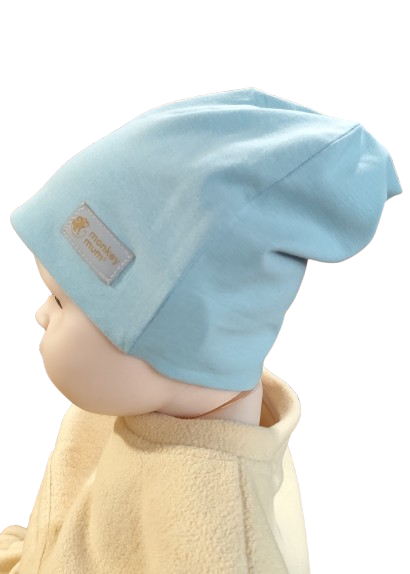 Mütze Monkey Mum® - Hellblau