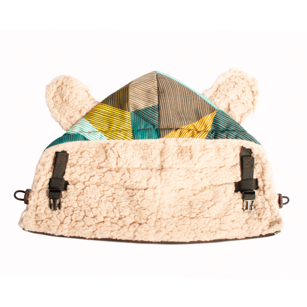 Monkey Mum® Glugă căptușită pentru port-bebe Carrie - Farmec geometric