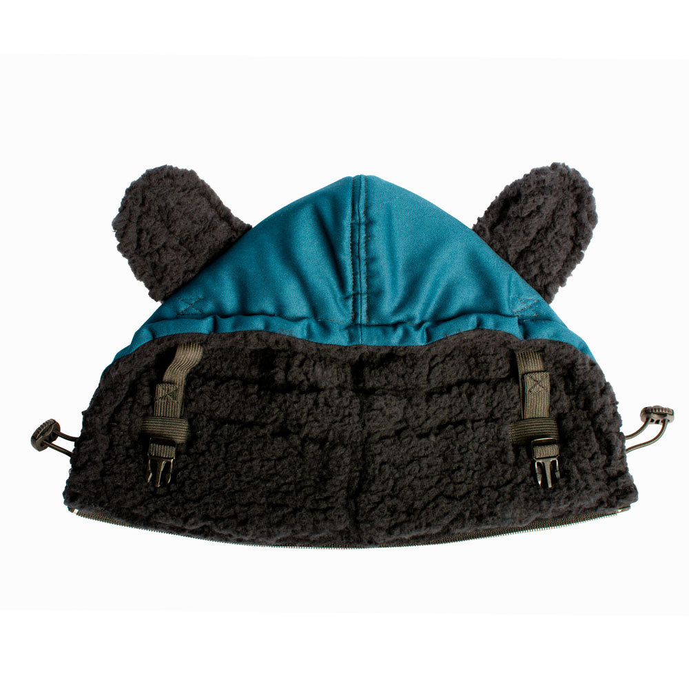 Monkey Mum® Capuche chaude pour porte-bébé Carrie - Eau azur