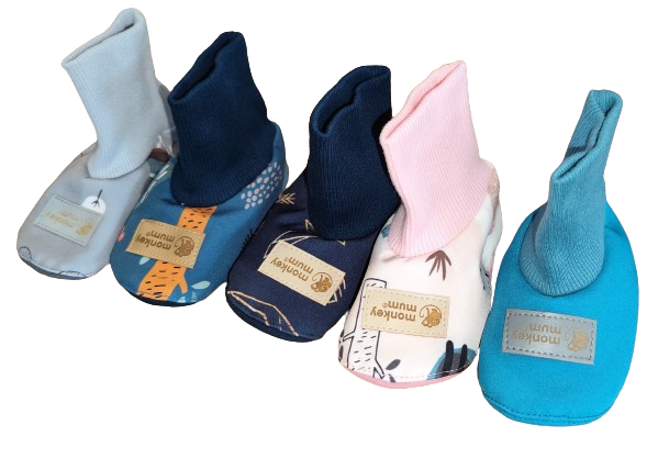 Monkey Mum® Softshellové capáčky s membránou - Souhvězdí dinosaurů