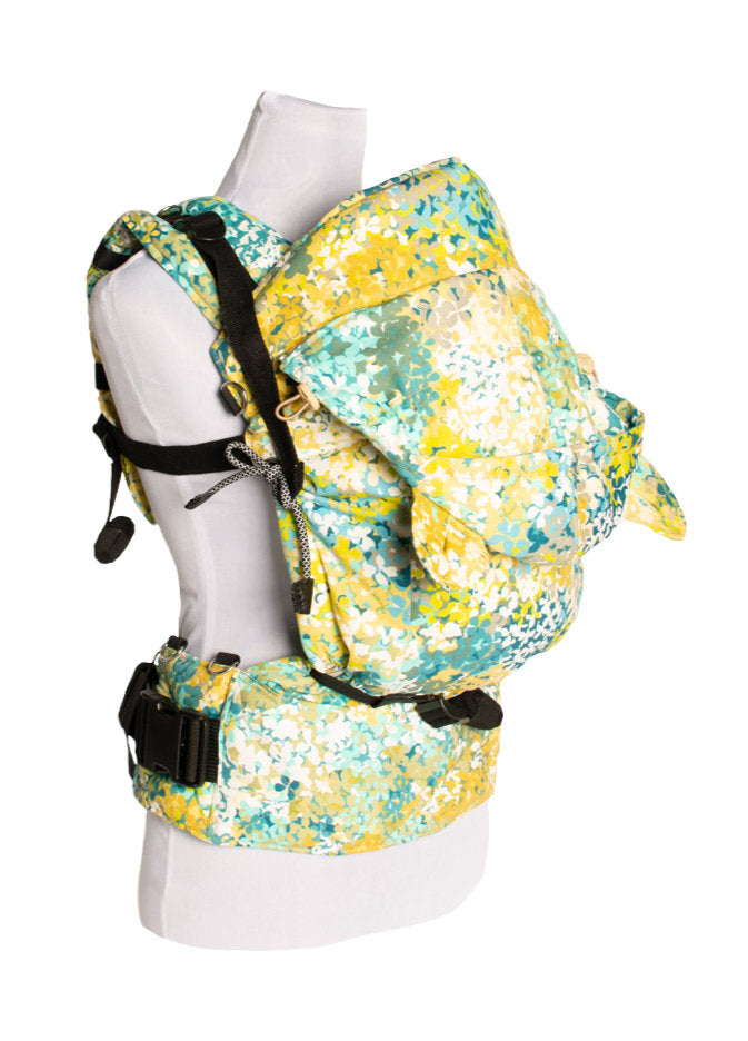 Monkey Mum® Lichte capuchon voor de Carrie-draagzak - Bloeiende weide