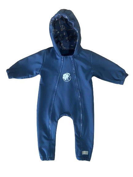 Monkey Mum® Mono de softshell con membrana –Cielo de dinosaurios - talla 62/68, 74/80