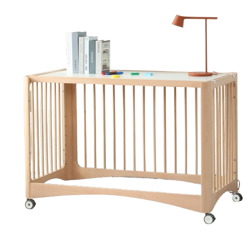 Berço infantil 4 em 1 - Maciço - 120x65 cm