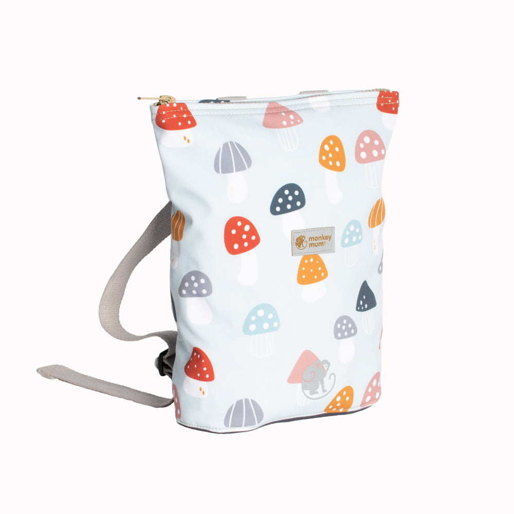Zainetto softshell per bambini Monkey Mum® - Amanite multicolori